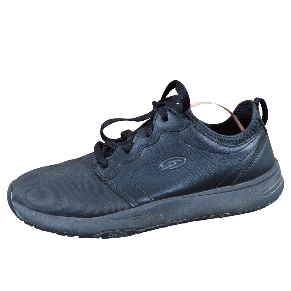 Dr. Scholl's Drive Women Work Shoe Size 8 Slip Resistant Service Sneaker Black‎